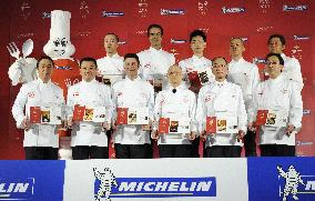 Michelin Guide gives 3 stars to 11 Tokyo restaurants
