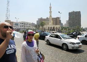 \Cairo street 1 year after killing of over 800 protesters