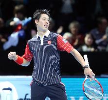 Nishikori reaches semifinals at ATP World Tour Finals