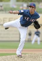 Fujikawa throws scoreless inning for Rangers