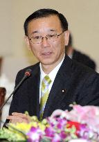 Tanigaki of LDP speaks to CPC int'l dept. chief Wang