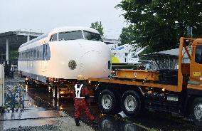 Original shinkansen front car to be displayed at Kyoto museum