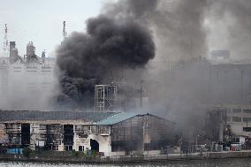 Fire breaks out at Kawasaki plant