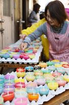 Kobe residents begin to make candles for quake anniversary