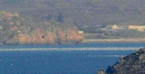 N. Korea seen from Yeonpyeong Island