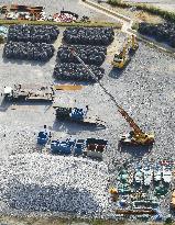 Gov't resumes base relocation work in Okinawa