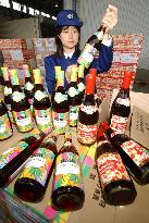 Year's 1st shipment of Beaujolais Nouveau arrives in Japan