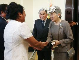 Emperor, empress arrive in Palau