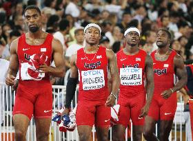 U.S. disqualified from men's 4x100 meter relay in Beijing