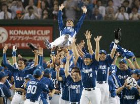 Chunichi wins Central League title