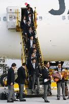 Japan baseball team arrives in Taiwan for Olympic qualifiers