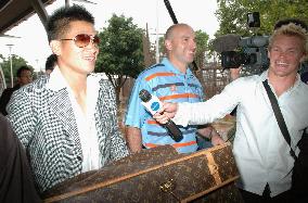 Miura arrives in Sydney