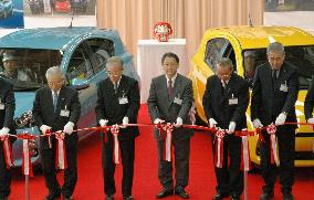 Toyota celebrates Aqua production in Iwate Pref.