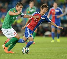 Basel's Kakitani plays against St. Gallen