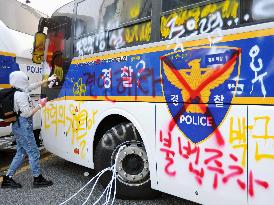 Protesters stage sit-in over ferry disaster