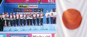 Japan wins silver in synchro free combination