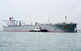 Japanese tanker that collided with U.S. sub arrives in Singapore