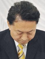 Hatoyama to remain in office despite indictment of ex-aides