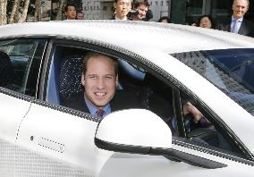 Britain's Prince William in Tokyo