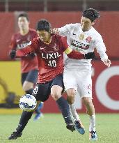 Kashima's Ogasawara in action in ACL game vs. Australian team