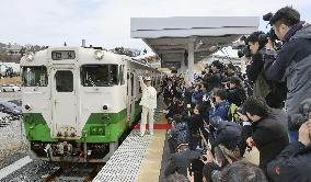 Local train line fully resumes operation after 2011 quake