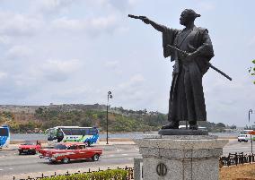 Statue of Hasekura Tsunenaga in Havana