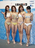 Wacoal unit unveils bathing wear in Tokyo