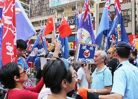 Thousands march in H.K. pro-democracy protest on handover anniversary