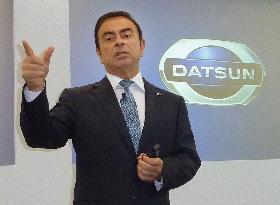 Nissan to sell Datsun vehicles in India