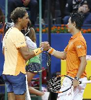 Tennis: Nadal defeats Nishikori in battle of Barcelona champions