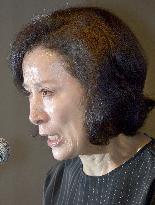 Mother of arrested actor meets press