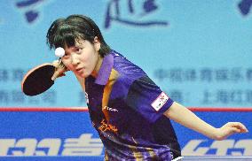 Table tennis: Hirano off to losing start in China Super League debut