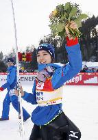Ski jumping: Takanashi wins again, her 7th victory of season