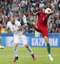 Soccer: Chile beat Portugal on pens to reach Cup final