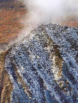 Mt. Daisen's first snow