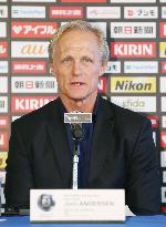 Football: N. Korea coach Andersen at East Asian c'ship press conference