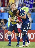 Football: Japan vs Belgium at World Cup