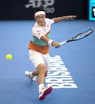 Tennis: Nishikori at Brisbane Int'l