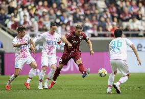 Football: Vissel Kobe-Sagan Tosu in J-League