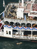 Japan's largest lake marks tourist season start