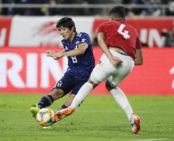 Football: Japan vs Bolivia