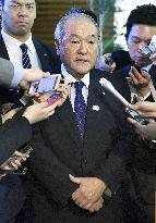 Japan's new Olympic minister Suzuki