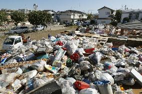 Aftermath of Typhoon Hagibis in Japan