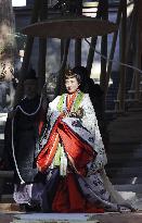 Emperor's visit to Ise Jingu shrine