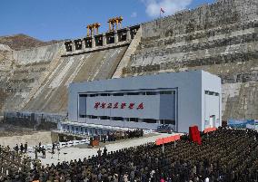 Hydroelectric power station in N. Korea