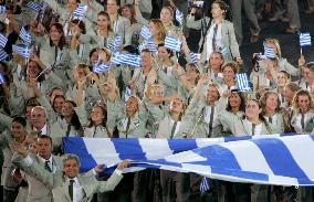 (7)Biggest Olympic Games open in Athens amid tight security