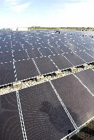 Kansai Electric starts mega solar system operation