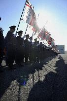 Tokyo firemen attend New Year parade