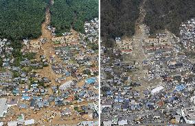 Residents near Hiroshima mudslide site but still wary of safety