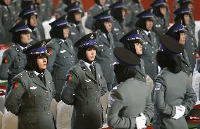 Afghan female police officer candidates complete training